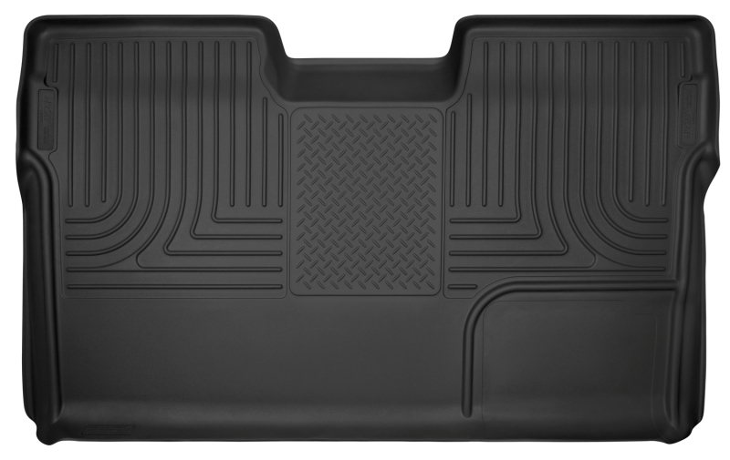 Ford F-150 Floor Mats - Rear - Husky Liners - X-act Contour - Black - `09-`14
